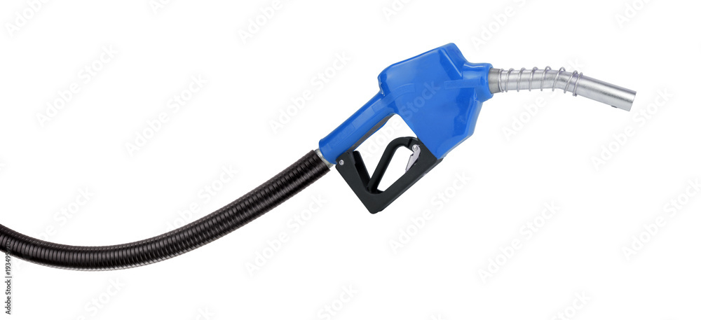 Wall mural blue gasoline pistol pump gun fuel nozzle