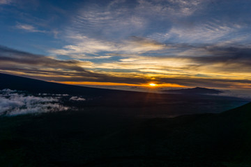 Fototapeta na wymiar Mauna Kea Dusk