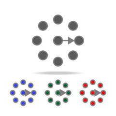 clock Icon. Elements in multi colored icons for mobile concept and web apps. Icons for website design and development, app development