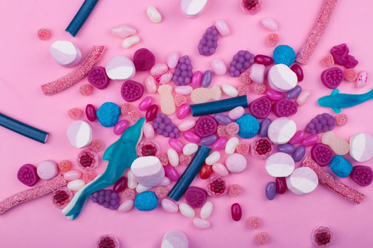  candies and jelly beans