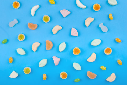  candies and jelly beans