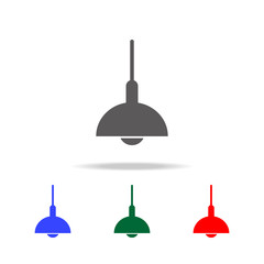 Naklejka premium Chandelier icon. Elements in multi colored icons for mobile concept and web apps. Icons for website design and development, app development