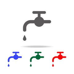 tap water icon. Elements in multi colored icons for mobile concept and web apps. Icons for website design and development, app development