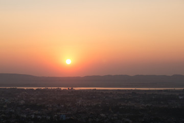 Sunset Over Mandalay
