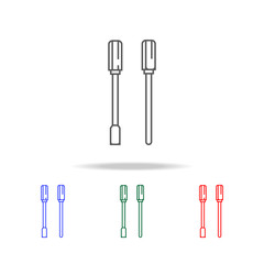 screwdrivers icon. Elements in multi colored icons for mobile concept and web apps. Icons for website design and development, app development