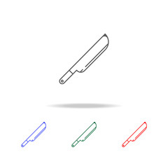 knife line icon. Elements in multi colored icons for mobile concept and web apps. Icons for website design and development, app development