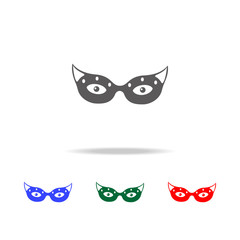 Carnival mask Icon. Elements in multi colored icons for mobile concept and web apps. Icons for website design and development, app development