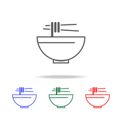 noodle line icon. Elements in multi colored icons for mobile concept and web apps. Icons for website design and development, app development