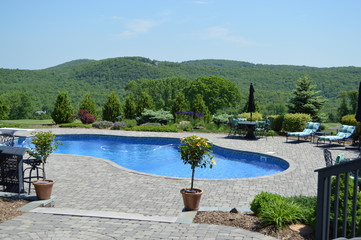 Stunning Poolside Lifestyle in Summer; Gardening, Pool Pavers, Swimming Pool Designs, Wealth