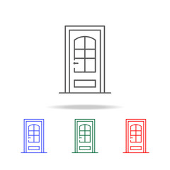 interroom door icon. Elements in multi colored icons for mobile concept and web apps. Icons for website design and development, app development