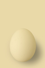 Creative layout made of eggs. Easter concept.