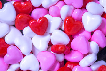 Obraz na płótnie Canvas Candy hearts