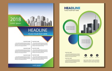 design cover book brochure flyer layout annual report business template