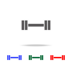 barbell icon. Elements in multi colored icons for mobile concept and web apps. Icons for website design and development, app development