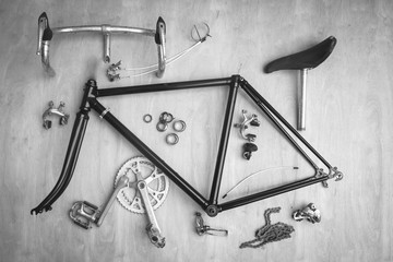 Vintage bicycle parts