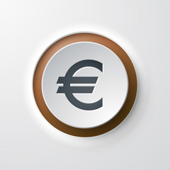 icône bouton internet euro