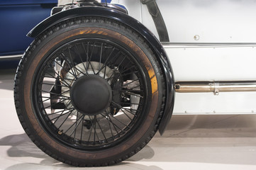 The tire of the old style car