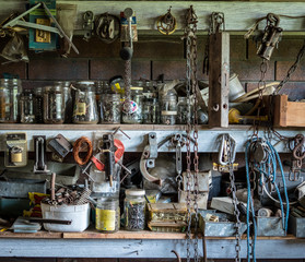 odds and ends, Dad's shed