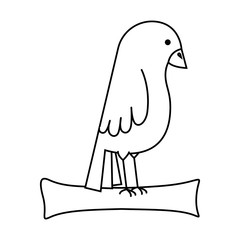 cute bird isolated icon vector illustration design