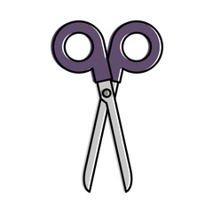 scissors tool isolated icon vector illustration design