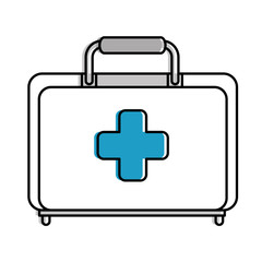 medical kit isolated icon vector illustration design