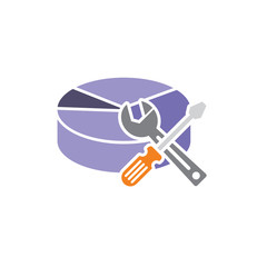 Repair Chart Logo Icon Design