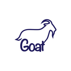 Goat Logo Text Template