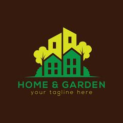 Home and Garden Logo Vector