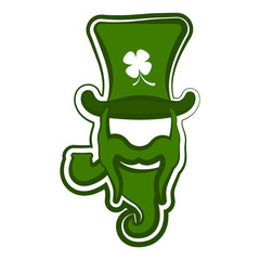 Abstract leprechaun avatar