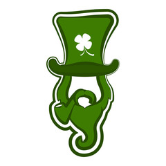 Abstract leprechaun avatar