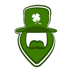 Abstract leprechaun avatar