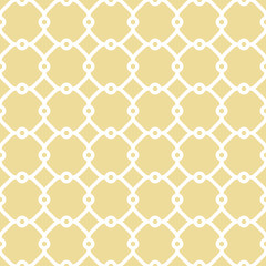 Fototapeta premium Seamless white ornament in arabian style. Geometric abstract background. Pattern for wallpapers and backgrounds