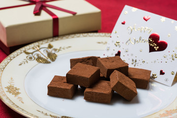 バレンタインデー　生チョコレート