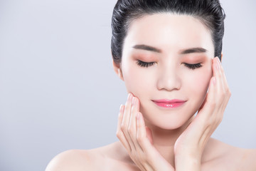 Obraz premium beauty skin care concept