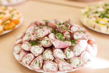 Tasty sandwiches for party