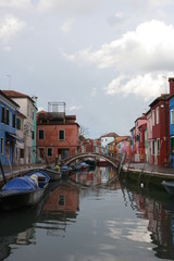 Fototapeta na wymiar The Venetian Gulf. The islands of Torcello and Burano. Italy