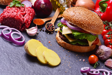 Hamburger from the best food