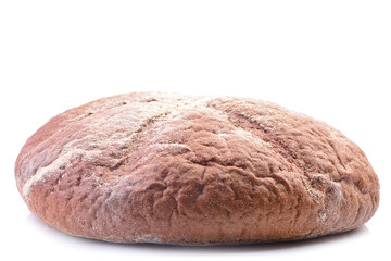 Bread on a white background