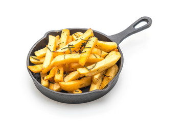 french fries with sauce