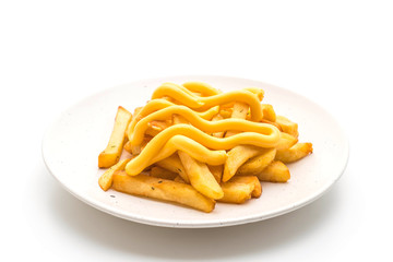 french fries with cheese