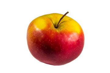 Red apple isolated on white background