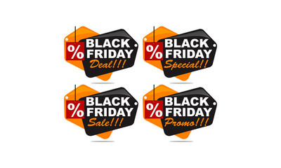 Black Friday Discount Template Set