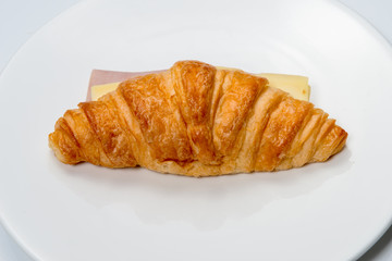 croissant ham and cheese