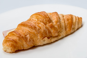 croissant ham and cheese