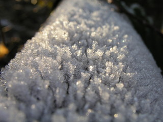 Schneeflocken Frost Licht