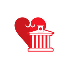 Law Love Logo Icon Design
