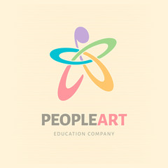 logo abstract people