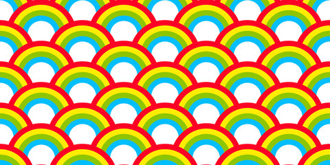 rainbow seamless pattern vector isolated sky colorful wallpaper background