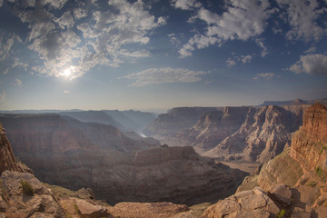 Grand Canyon,Grand Canyon Arizona,Arizona,Landscape,Canyon,American Nature,Stones,Mountains,Red Stones,Layers,Geologycal Leyers,Geology,Geography,Travel,Tourism,Beautiful Landscape,Sun,Sunset 