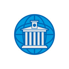 Law World Logo Icon Design